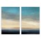 Stupell Industries Calm Tranquil Sea horizon 2 pc Wall Plaque Art Set Design by Suzanne Nicoll